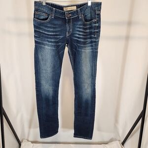 BKE Stella Skinny Low Rise Med Wash 31x33.5